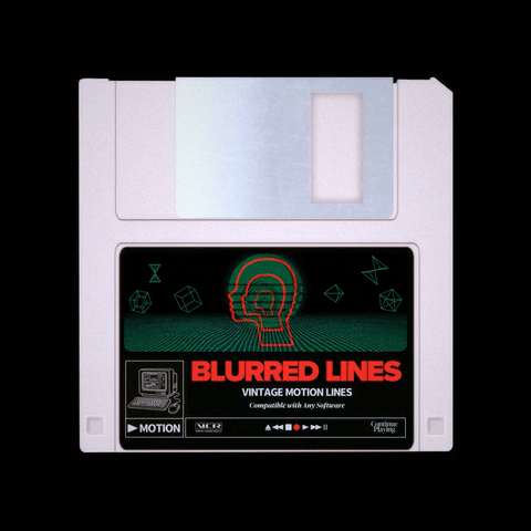 Blurred Lines | Retrofuturistic Motion Elements