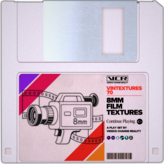 Vintextures 70 | 8mm Film Overlays