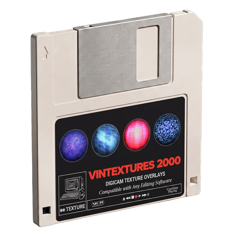 Vintextures 2000 | Digital Camera Overlays