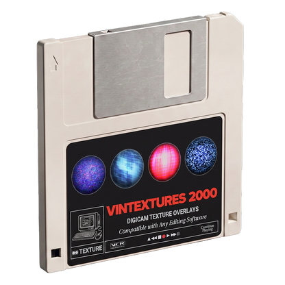 Vintextures 2000 | Digital Camera Overlays