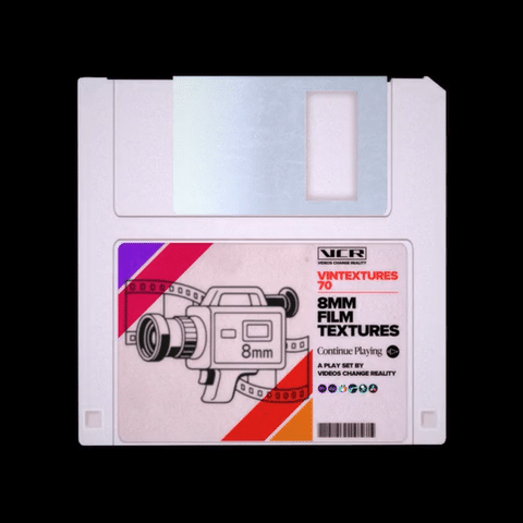Vintextures 70 | 8mm Film Overlays