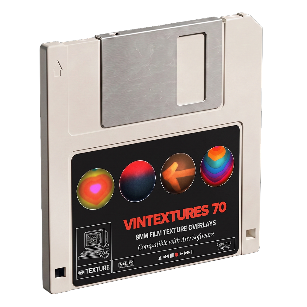 Vintextures 70 | 8mm Film Overlays